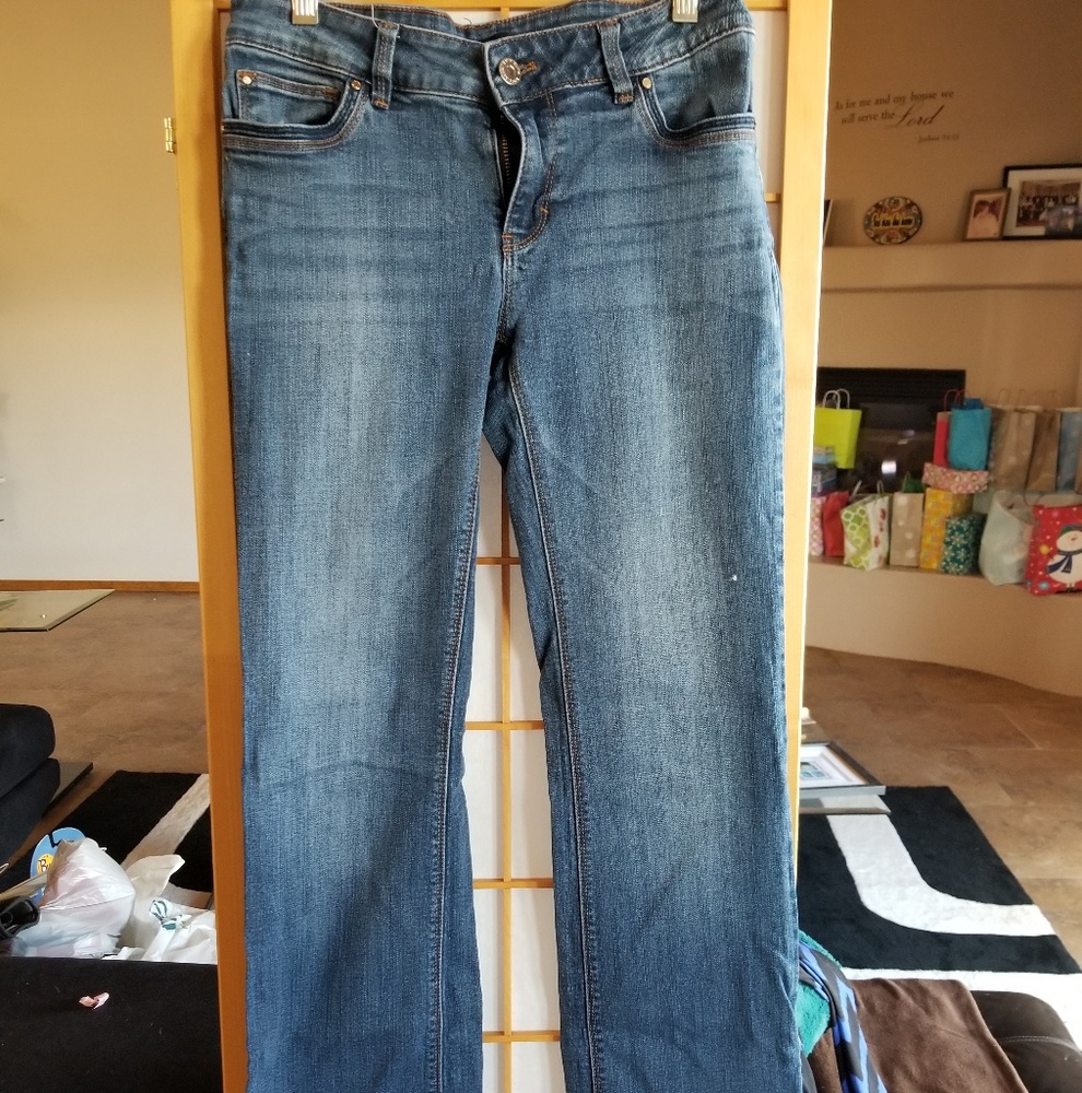 White House Black Market Bootcut Jeans, Size 2